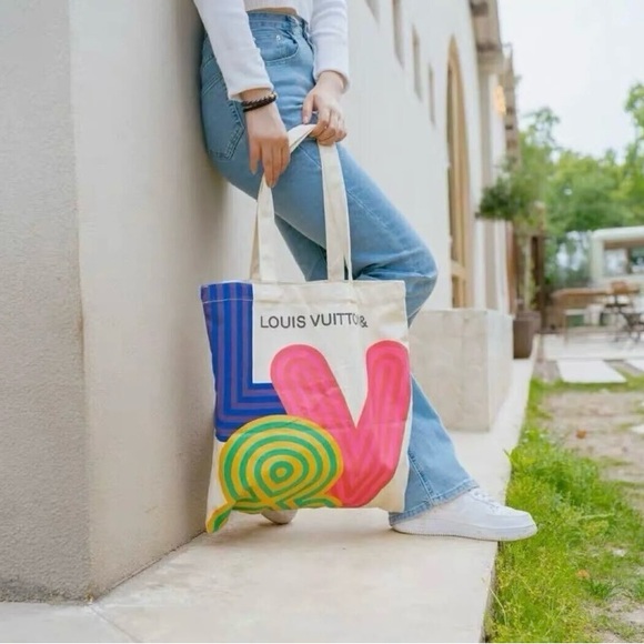 Louis Vuitton Colorful Canvas Tote Bag - Picture 10 of 15